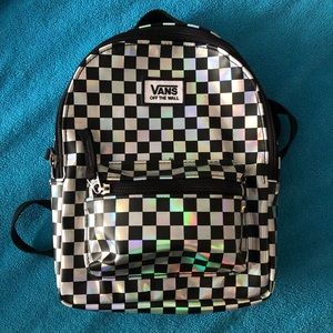 vans mini backpack checkered